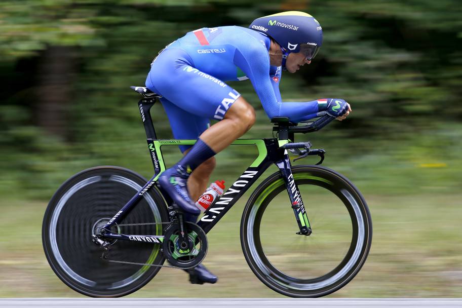 Adriano Malori conquista l&#39;argento nella crono individuale del Mondiale di Richmond. Bettini